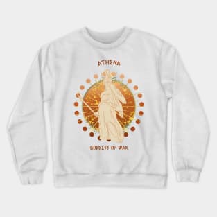 Athena goddess of wisdom and warfare Crewneck Sweatshirt